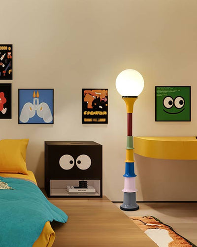 WOW Colorful Globe Floor Lamp-WOW7087