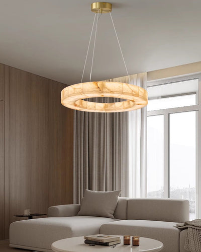 WOW Alabaster Circular Chandelier-wow2803