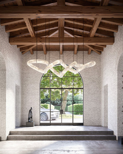 WOW Infinity Massive Alabaster Chandelier-wow2884