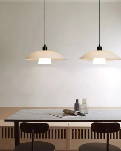 WOW Milk Glass Shaded Pendant Light-wow2678