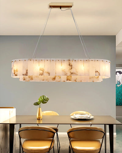 WOW Oval Alabaster Chandelier-wow2845