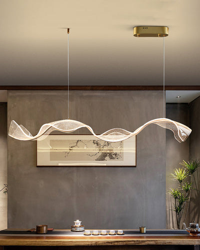 WOW Wave Ribbon Acrylic Chandelier-wow2596