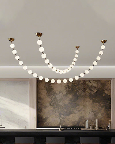 WOW Pearl Acrylic Ball Chandelier-wow2705