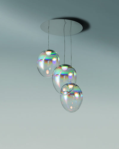 WOW Iridescent Glass Bubble Pendant Light-wow2502