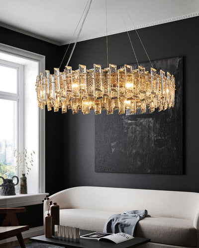 WOW Gold Crystal Round Chandelier-wow2397