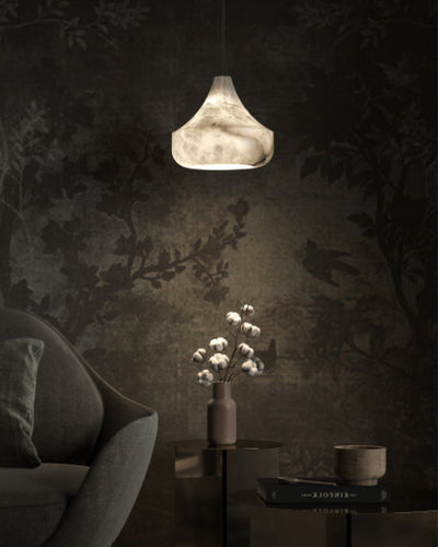WOW Cone Alabaster Pendant Light-wow2905