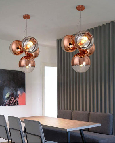 WOW 4 Light Colorful Globe Chandelier-WOW2687