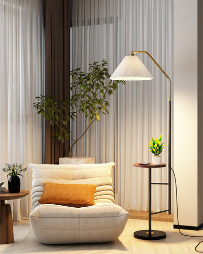 WOW Pleated Floor Lamp with Tray-wow7079