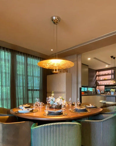 WOW Gold Disc Pendant Light-wow2476