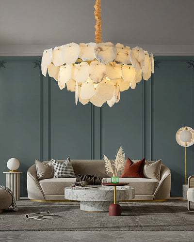 WOW Tiered Alabaster Chandelier-wow2393