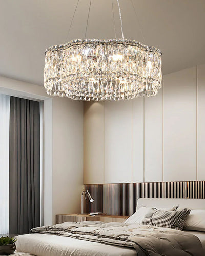 WOW Flower Chrome Crystal Chandelier-wow2405
