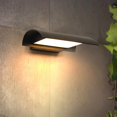 WOW Curved Outdoor Wall Light-wow9070
