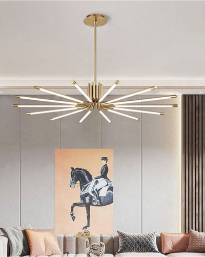 WOW Starburst Multi Light Rods Chandelier-wow2761
