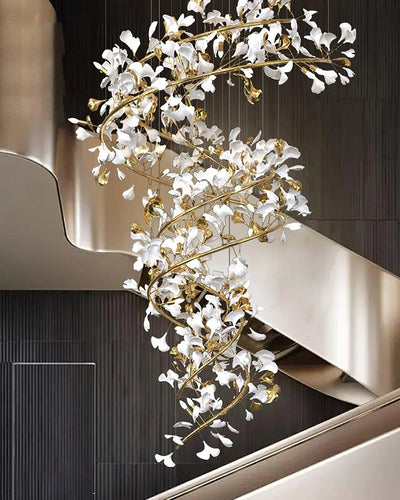 WOW Gingko Spiral Chandelier-wow2423