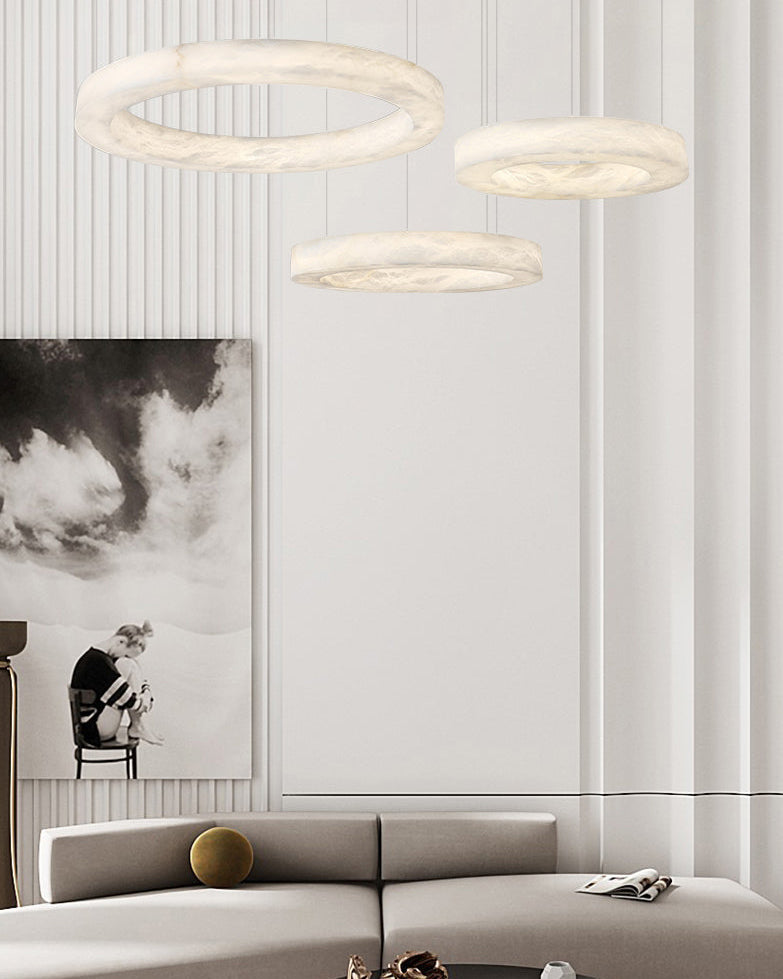 WOW 3 Rings Alabaster Chandelier-wow2857