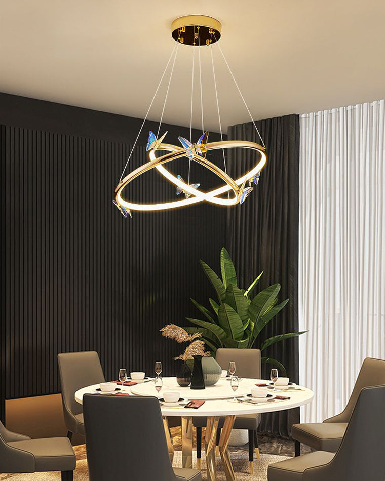 WOW Butterfly Circular Led Chandelier-wow2802