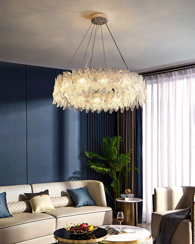 WOW Leaf Glass Chandelier-wow2374