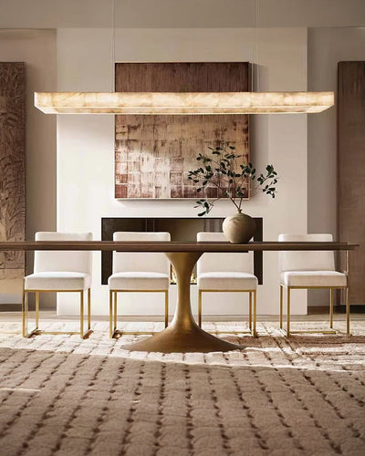 WOW Rectangle Alabaster Chandelier-wow2822