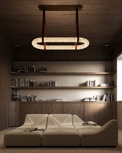 WOW Oval Alabaster Chandelier-wow2871