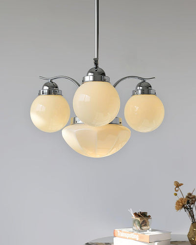 WOW Coloured Glass Globe Arm Chandelier-wow2785