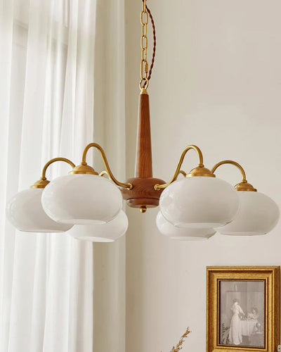 WOW Retro Milk Glass Chandelier-wow2303