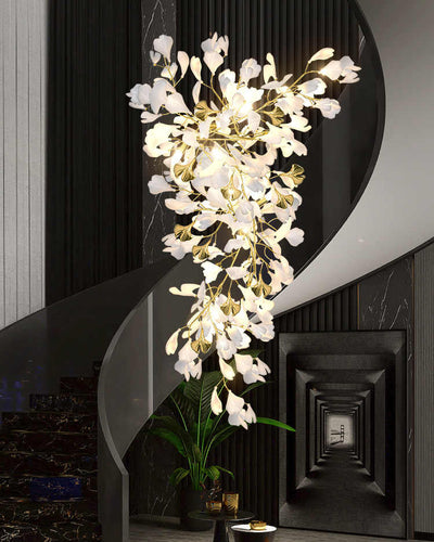 WOW Gingko Long Staircase Chandelier-wow2425