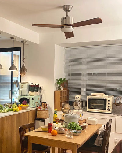 WOW Mid Century Modern Ceiling Fan Lamp-wow5117