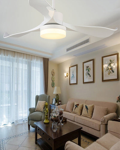 WOW 3 Blade White Ceiling Fan Lamp-wow5100