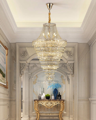 WOW Oversized Gold Crystal Chandelier-wow2379