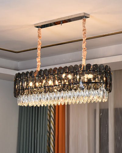 WOW Tiered Linear Crystal Chandelier-wow2543
