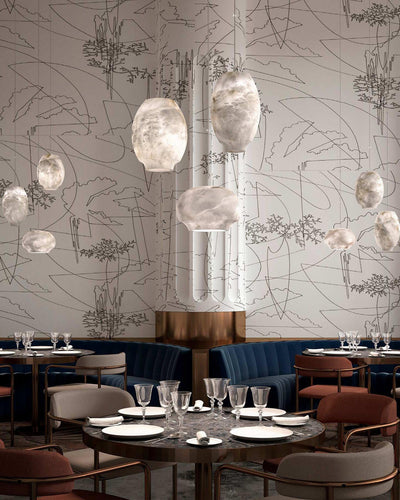 WOW Camille Alabaster Pendant Light-wow2894