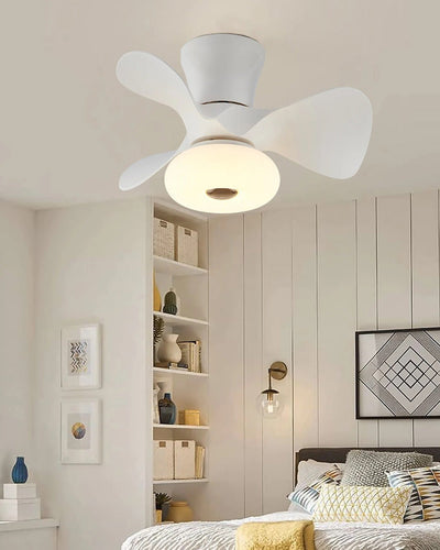 WOW Small White Ceiling Fan Lamp-wow5094
