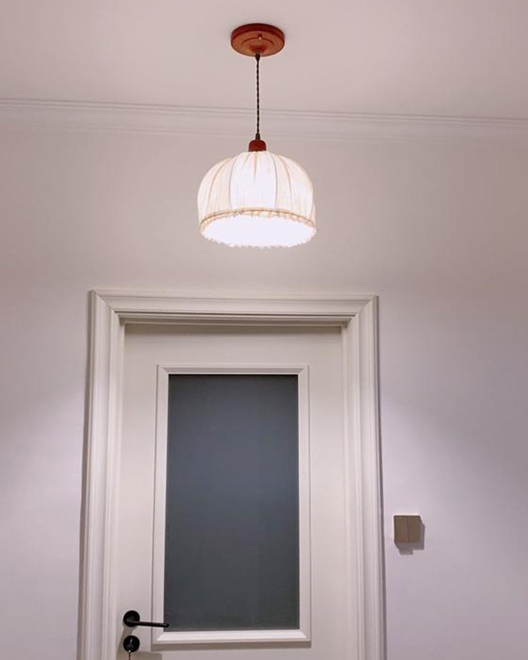 WOW Dome Linen Pendant Light-wow2939