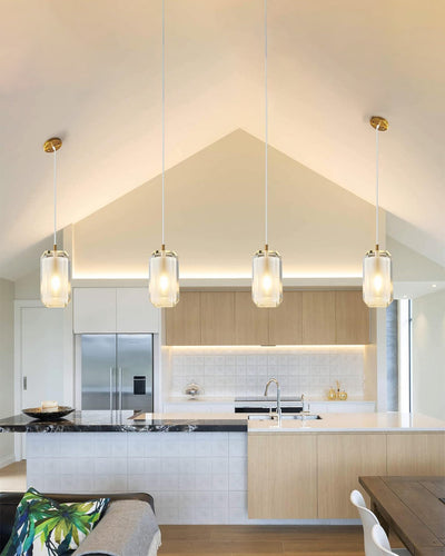 WOW Rectangle Crystal Pendant Light-wow2682