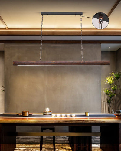 WOW Walnut Linear Led Pendant Light-wow2521