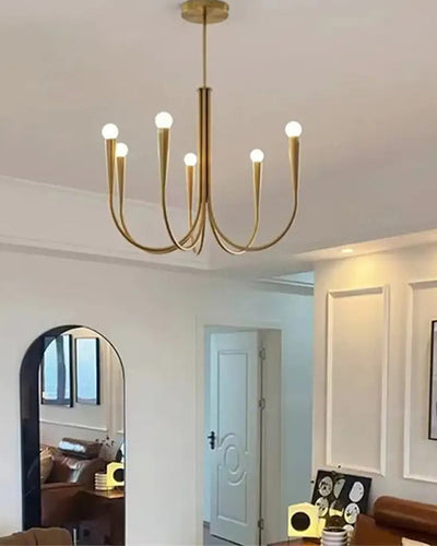 WOW Swoop Arm Candle Chandelier-wow2508