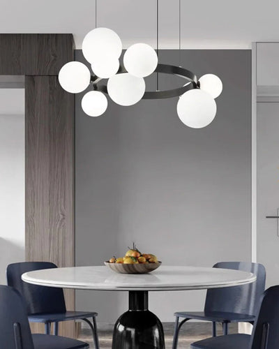 WOW Circular Frosted Bubble Chandelier-wow2494