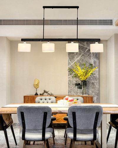 WOW Drum Shade Linear Chandelier-WOW2615