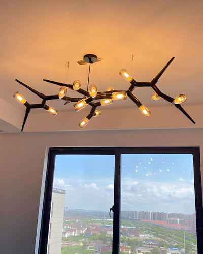 WOW Black Branch Chandelier-wow2672