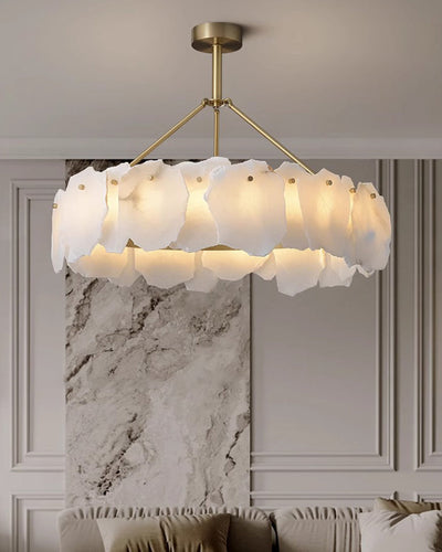 WOW Alabaster Round Chandelier-wow2392a