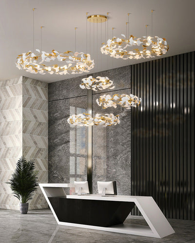 WOW Gingko Circular Chandelier-WOW2428
