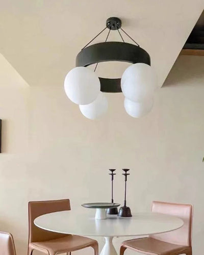 WOW Round Frosted Glass Globe Chandelier-WOW2717