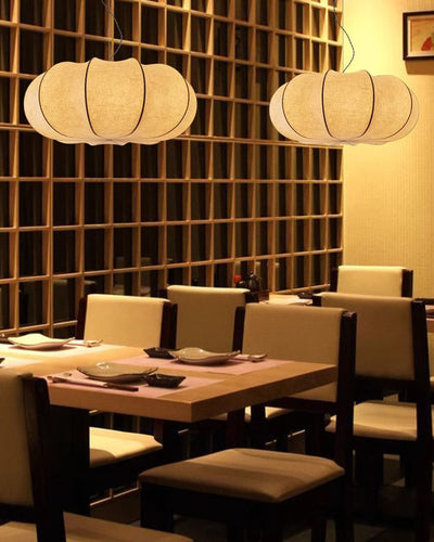 WOW Pumpkin Silk Pendant Light-wow2968