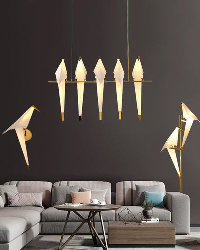 WOW Origami Bird Linear Chandelier-wow2736