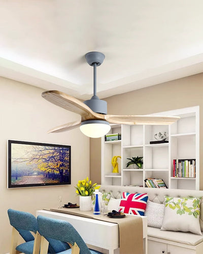 WOW Mid Century Modern Ceiling Fan Lamp-wow5119