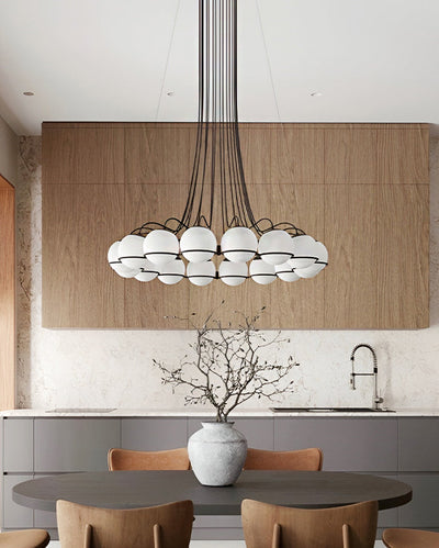 WOW Glass Globe Round Chandelier-wow2623