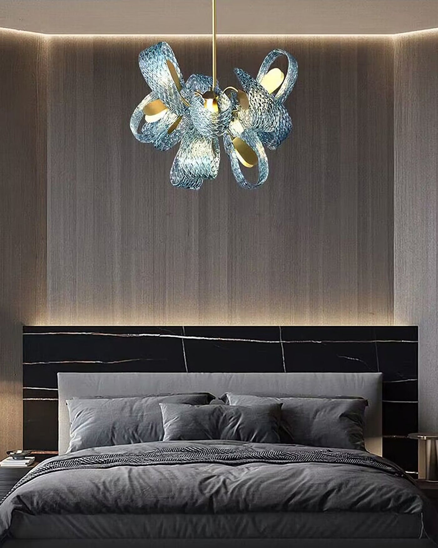 WOW Peacock Art Glass Chandelier-wow2213b