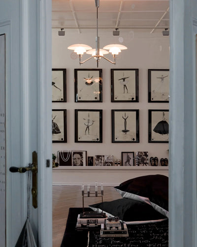 WOW Milk Glass Shade Chandelier-wow2667