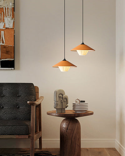 WOW Leather Cone Pendant Light-wow2952