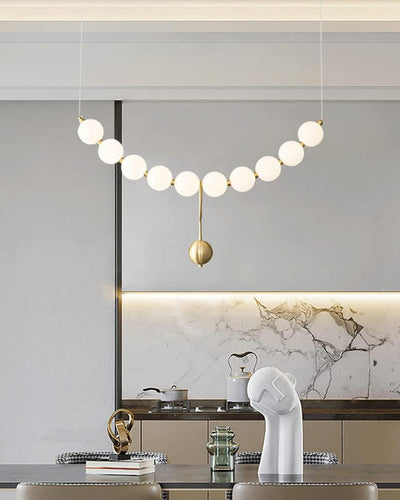 WOW Pearl Arc Orb Chandelier-wow2102b